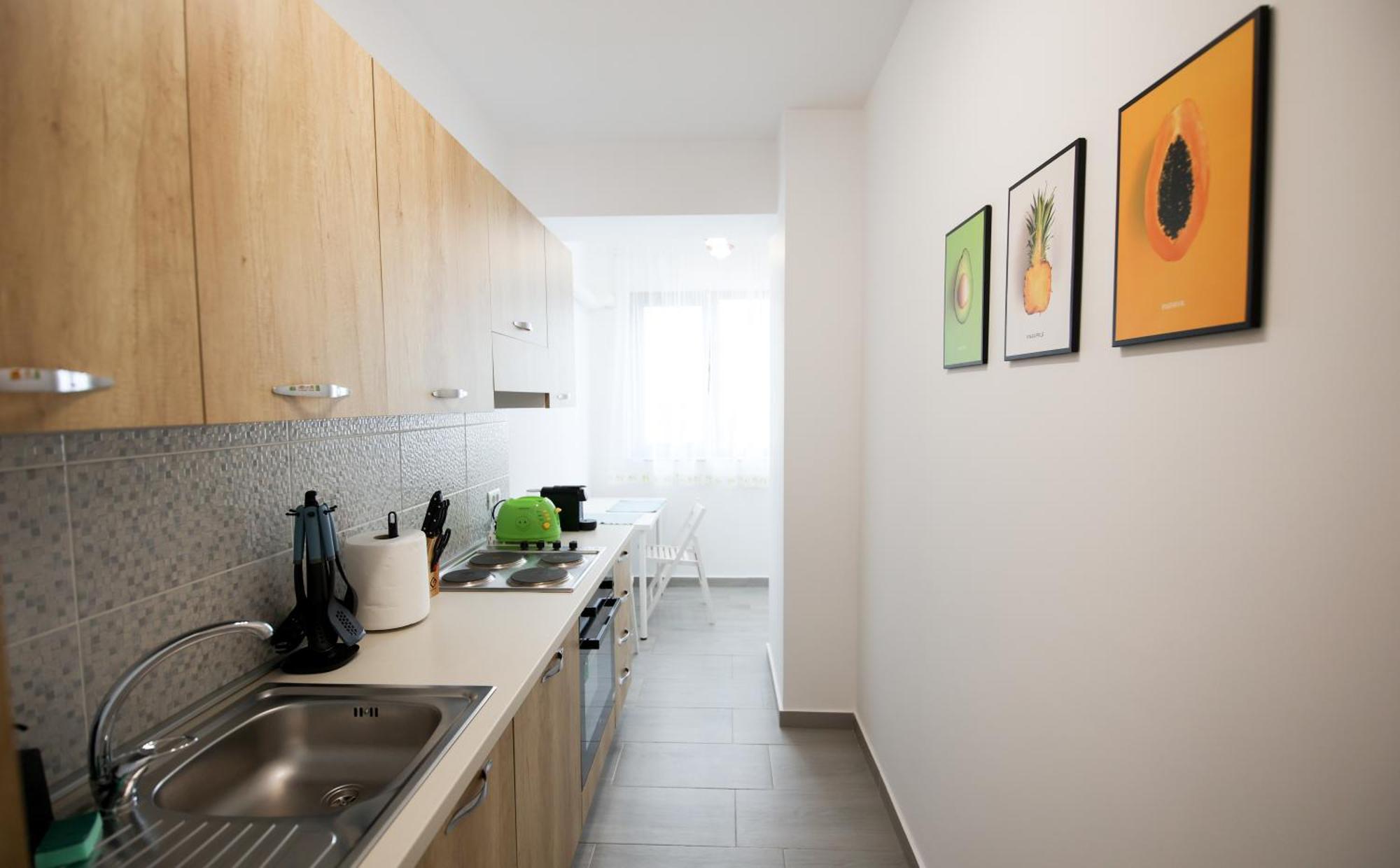 Vitan Central Oasis ---Free Secured Private Parking---Self Check-In-- Boekarest Kamer foto